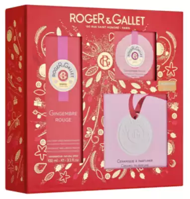 Roger & Gallet Gingembre Rouge Coffret Rituel Parfumé à Propriano