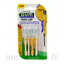Gum Trav - Ler, 1,3 Mm, Manche Jaune , Blister 4 à Propriano