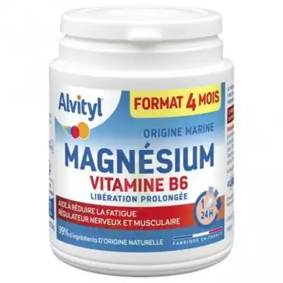 Alvityl Magnésium Vitamine B6 Libération Prolongée Comprimés Lp Pot/120 à Propriano