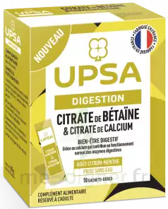 Upsa Citrate De Bétaïne & Citrate De Calcium Poudre 10 Sachets à Propriano
