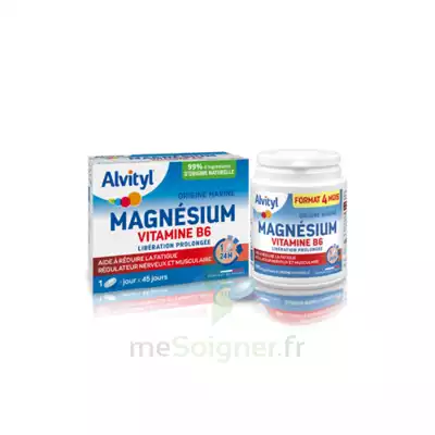 Alvityl Magnésium Vitamine B6 Libération Prolongée Comprimés Lp B/45 à Propriano