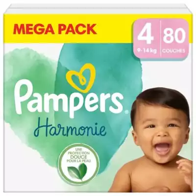 Pampers Harmonie Couche T4 Mégapack/80 à Propriano
